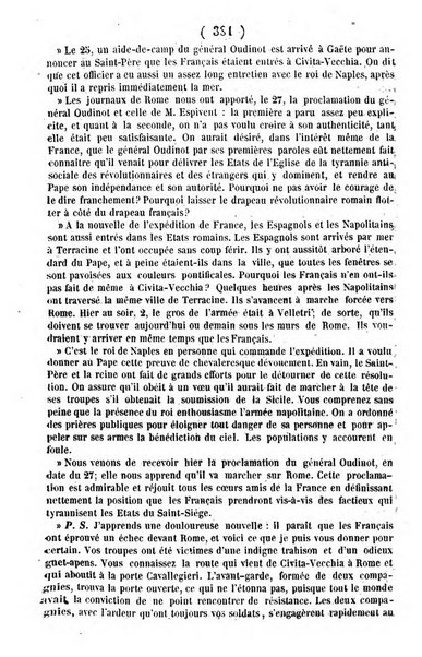 L'ami de la religion journal et revue ecclesiastique, politique et litteraire