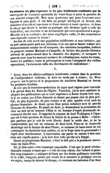 L'ami de la religion journal et revue ecclesiastique, politique et litteraire