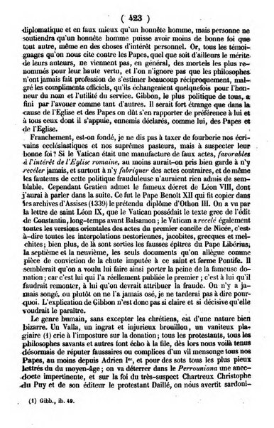 L'ami de la religion journal et revue ecclesiastique, politique et litteraire