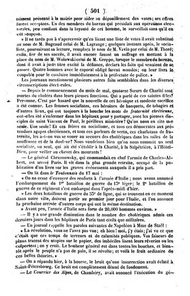 L'ami de la religion journal et revue ecclesiastique, politique et litteraire