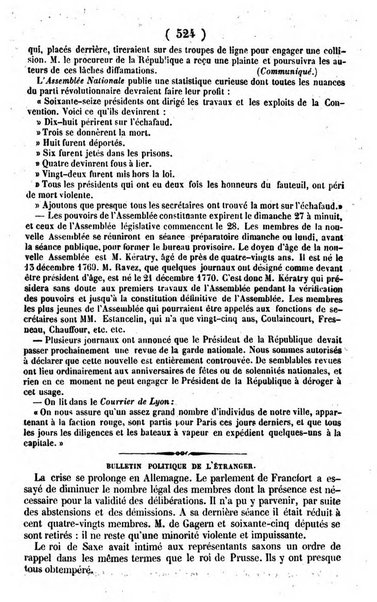 L'ami de la religion journal et revue ecclesiastique, politique et litteraire