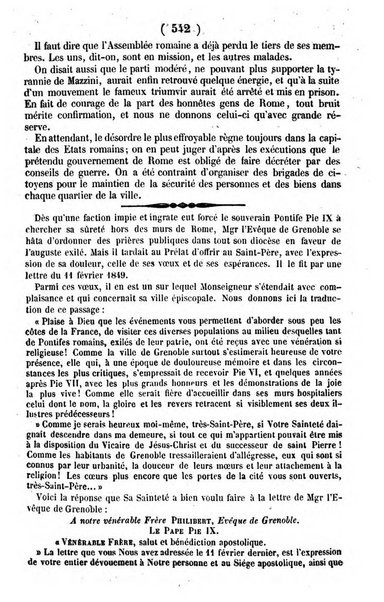 L'ami de la religion journal et revue ecclesiastique, politique et litteraire