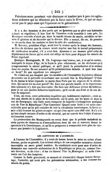 L'ami de la religion journal et revue ecclesiastique, politique et litteraire