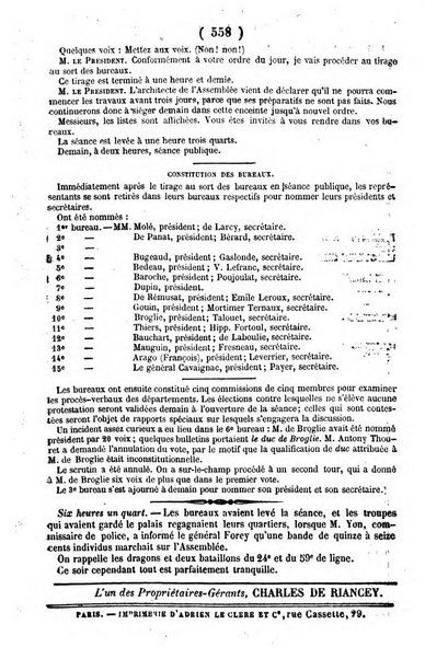 L'ami de la religion journal et revue ecclesiastique, politique et litteraire