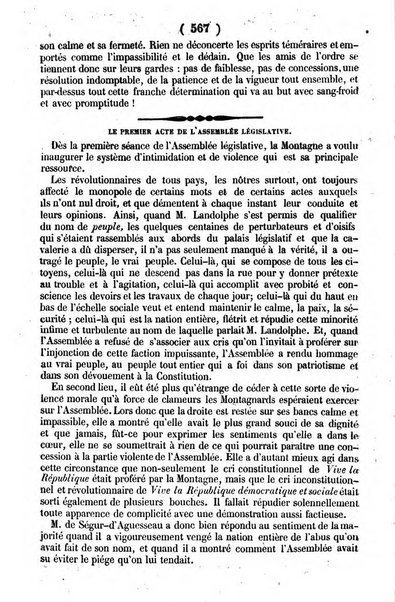 L'ami de la religion journal et revue ecclesiastique, politique et litteraire