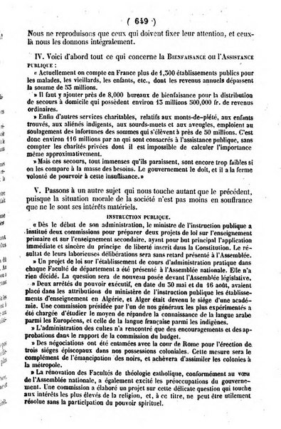 L'ami de la religion journal et revue ecclesiastique, politique et litteraire