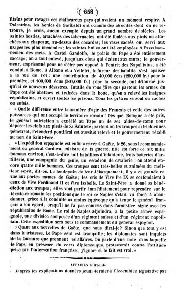 L'ami de la religion journal et revue ecclesiastique, politique et litteraire