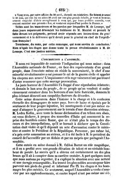 L'ami de la religion journal et revue ecclesiastique, politique et litteraire