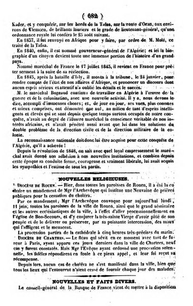 L'ami de la religion journal et revue ecclesiastique, politique et litteraire