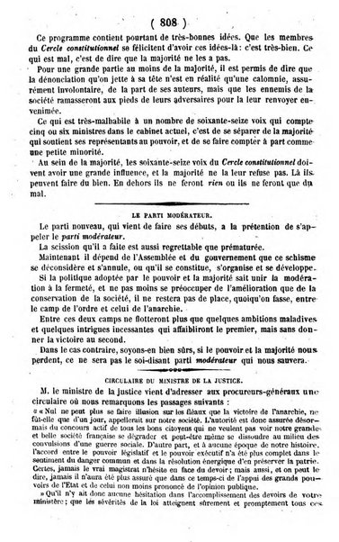 L'ami de la religion journal et revue ecclesiastique, politique et litteraire