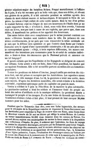 L'ami de la religion journal et revue ecclesiastique, politique et litteraire