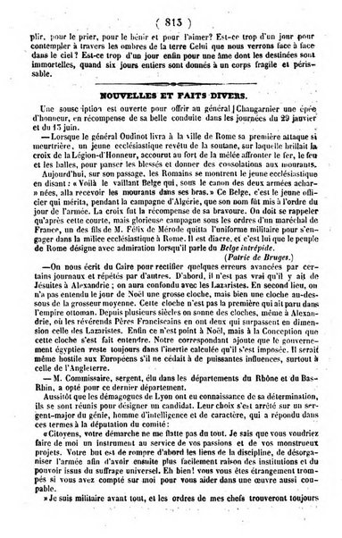 L'ami de la religion journal et revue ecclesiastique, politique et litteraire