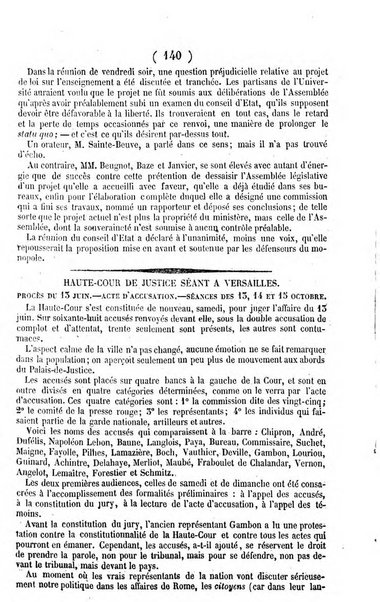 L'ami de la religion journal et revue ecclesiastique, politique et litteraire