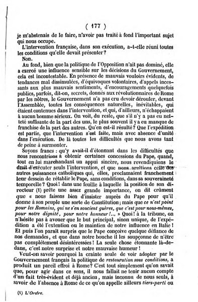 L'ami de la religion journal et revue ecclesiastique, politique et litteraire