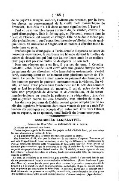 L'ami de la religion journal et revue ecclesiastique, politique et litteraire