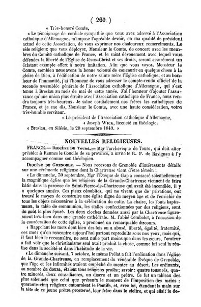 L'ami de la religion journal et revue ecclesiastique, politique et litteraire