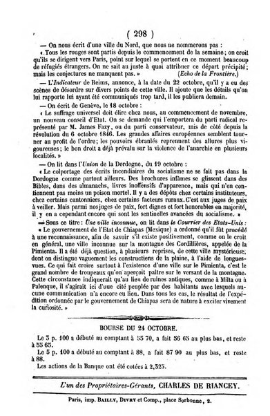 L'ami de la religion journal et revue ecclesiastique, politique et litteraire