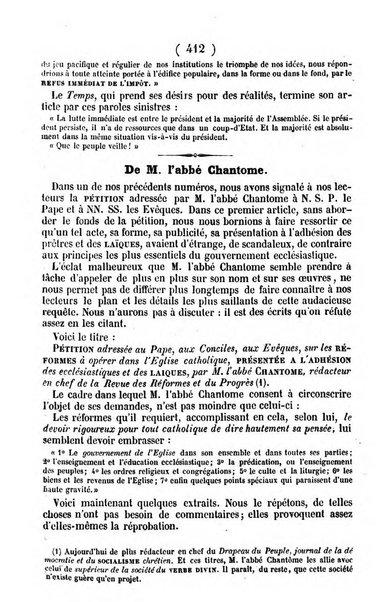 L'ami de la religion journal et revue ecclesiastique, politique et litteraire