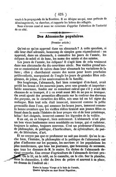 L'ami de la religion journal et revue ecclesiastique, politique et litteraire