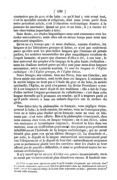 L'ami de la religion journal et revue ecclesiastique, politique et litteraire