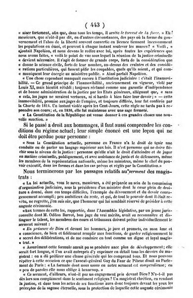 L'ami de la religion journal et revue ecclesiastique, politique et litteraire