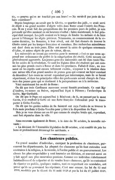 L'ami de la religion journal et revue ecclesiastique, politique et litteraire