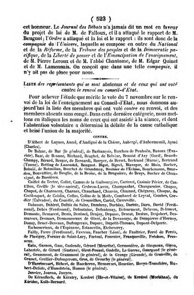 L'ami de la religion journal et revue ecclesiastique, politique et litteraire