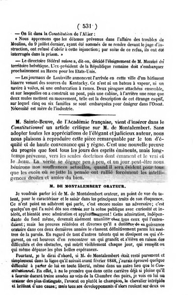 L'ami de la religion journal et revue ecclesiastique, politique et litteraire