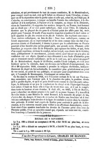 L'ami de la religion journal et revue ecclesiastique, politique et litteraire