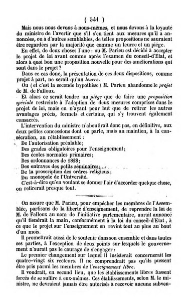 L'ami de la religion journal et revue ecclesiastique, politique et litteraire