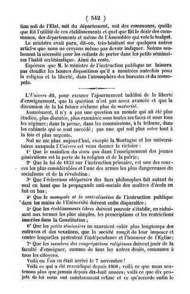 L'ami de la religion journal et revue ecclesiastique, politique et litteraire