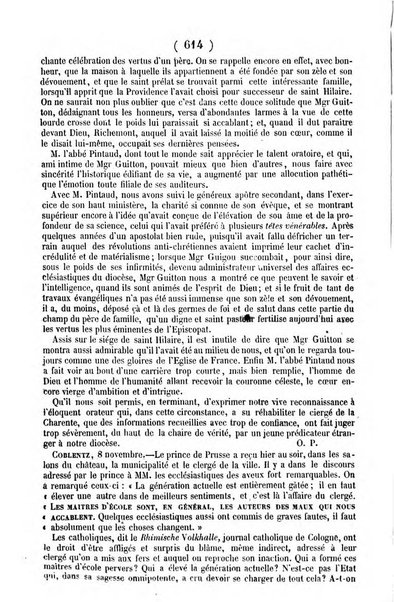 L'ami de la religion journal et revue ecclesiastique, politique et litteraire