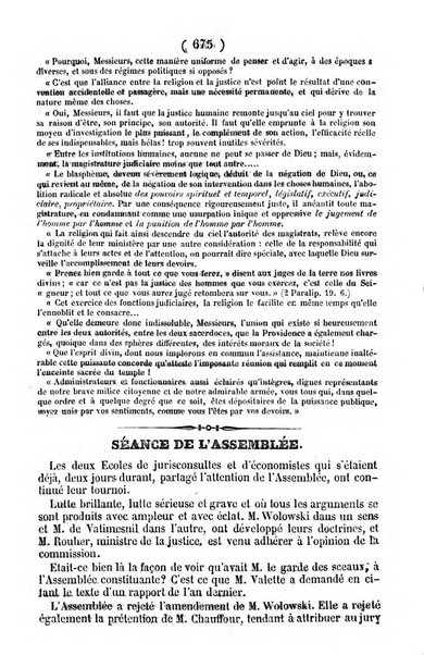 L'ami de la religion journal et revue ecclesiastique, politique et litteraire