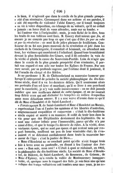 L'ami de la religion journal et revue ecclesiastique, politique et litteraire