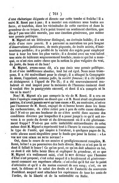 L'ami de la religion journal et revue ecclesiastique, politique et litteraire