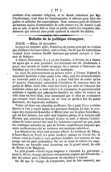 L'ami de la religion journal et revue ecclesiastique, politique et litteraire