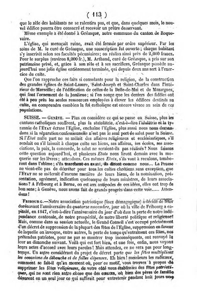 L'ami de la religion journal et revue ecclesiastique, politique et litteraire