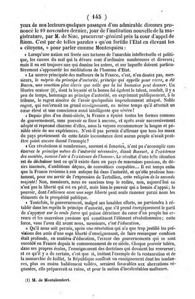 L'ami de la religion journal et revue ecclesiastique, politique et litteraire