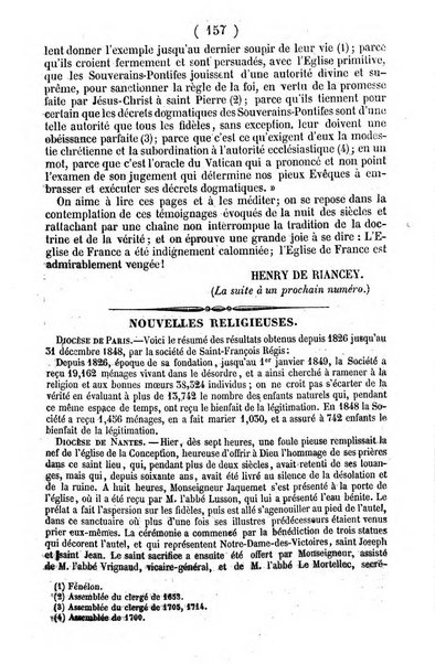 L'ami de la religion journal et revue ecclesiastique, politique et litteraire