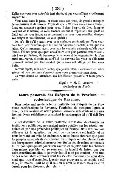 L'ami de la religion journal et revue ecclesiastique, politique et litteraire