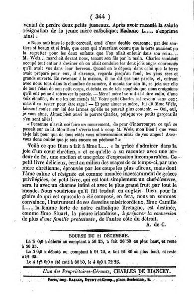 L'ami de la religion journal et revue ecclesiastique, politique et litteraire