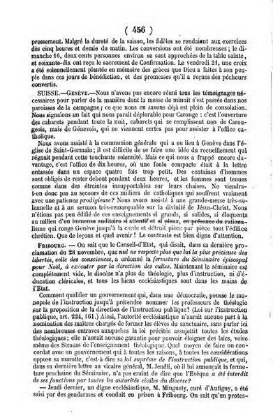 L'ami de la religion journal et revue ecclesiastique, politique et litteraire