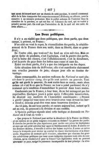 L'ami de la religion journal et revue ecclesiastique, politique et litteraire