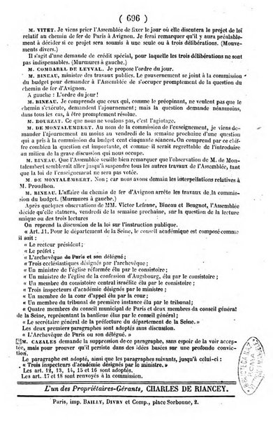 L'ami de la religion journal et revue ecclesiastique, politique et litteraire