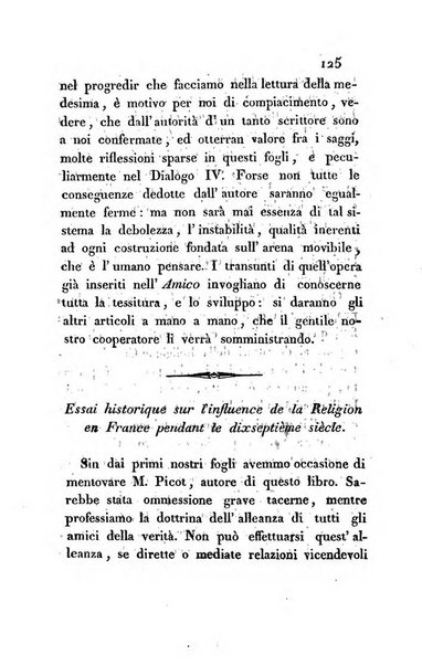 L'amico d'Italia nuovo giornale di lettere, scienze ed arti