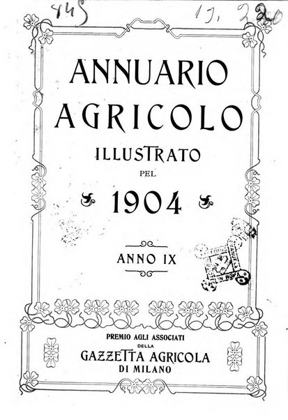 Annuario agricolo illustrato