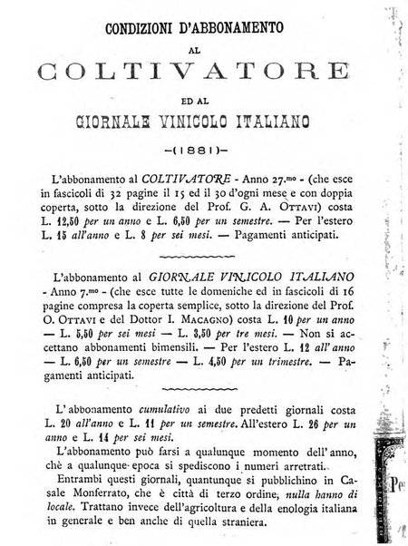 L'amico del contadino almanacco del giornale Il coltivatore