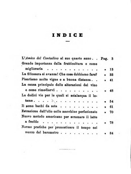 L'amico del contadino almanacco del giornale Il coltivatore