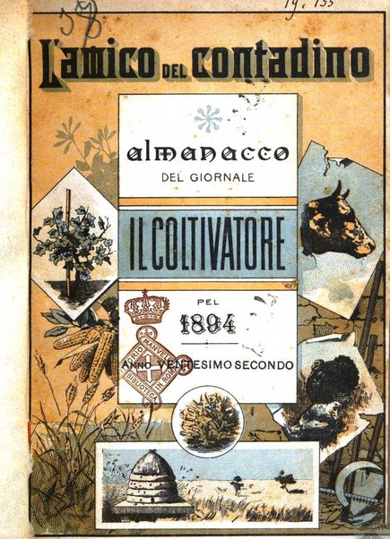 L'amico del contadino almanacco del giornale Il coltivatore