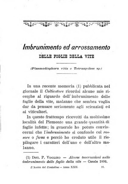 L'amico del contadino almanacco del giornale Il coltivatore